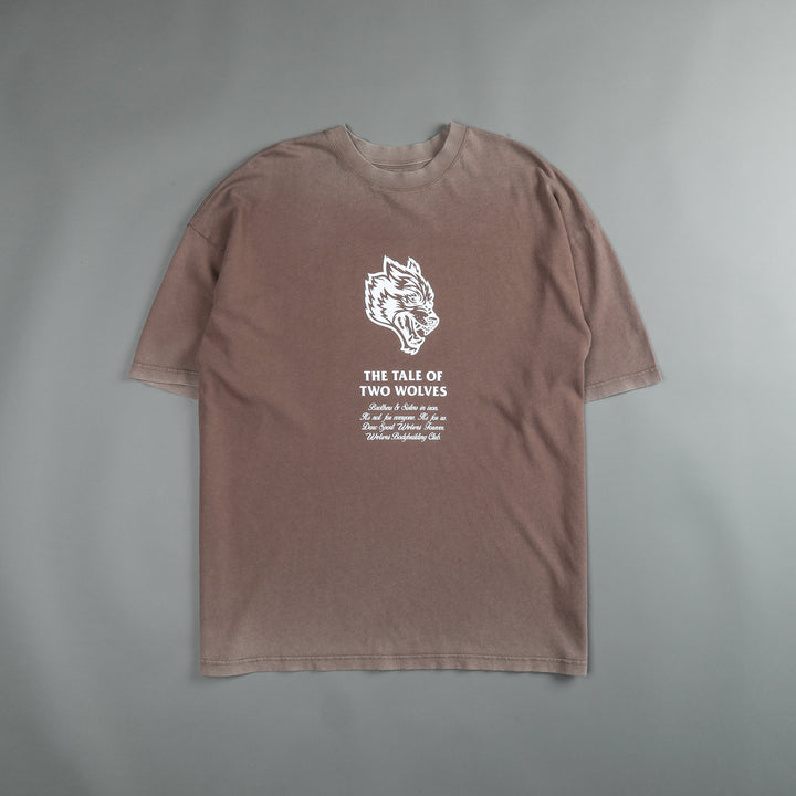 No Hurdles "Premium Vintage" Tee in Mojave Brown