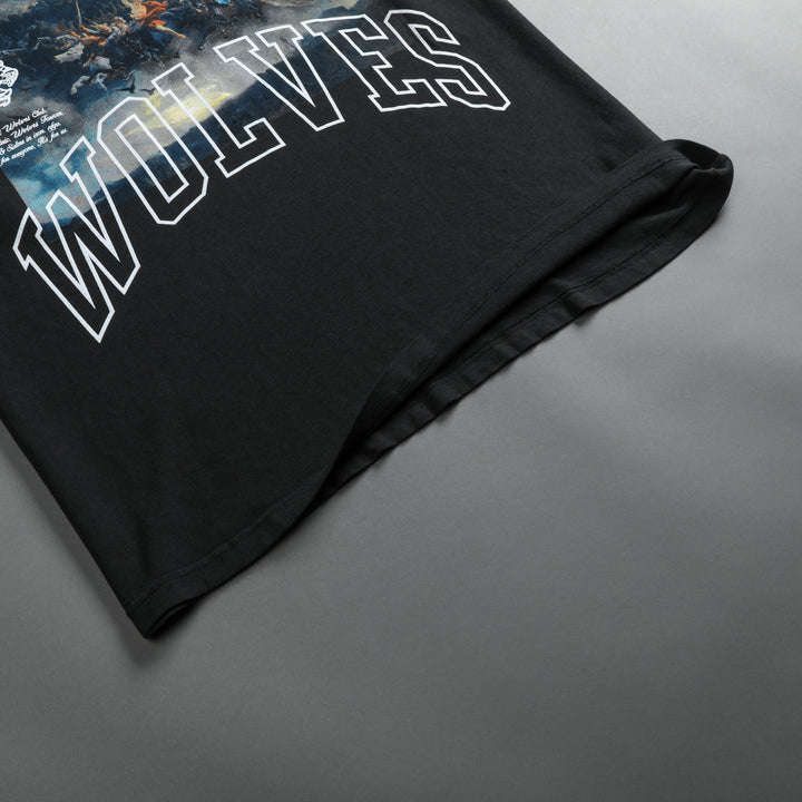 At The Gates "Premium" Oversized Tee in Black