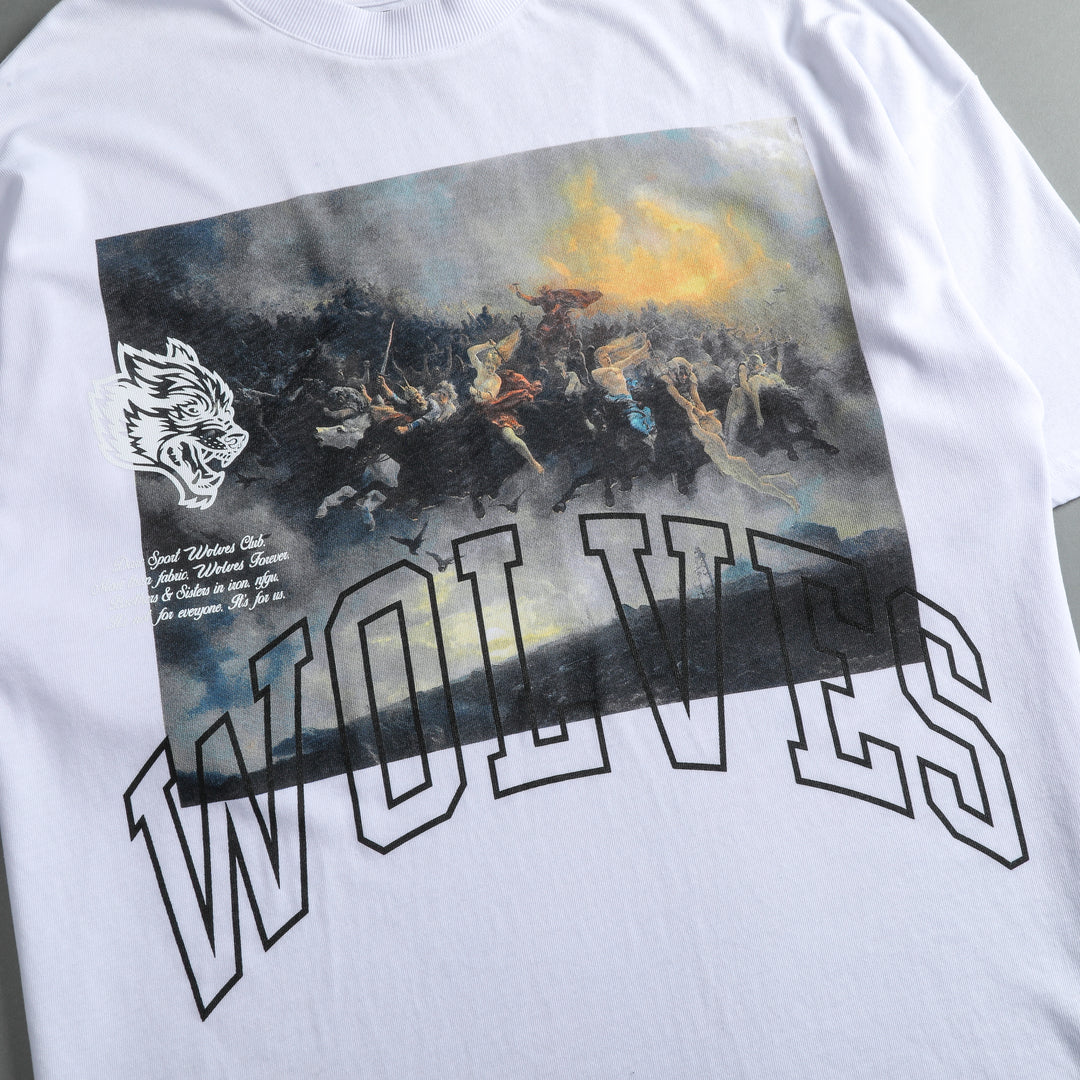 At The Gates "Premium" Oversized Tee in White