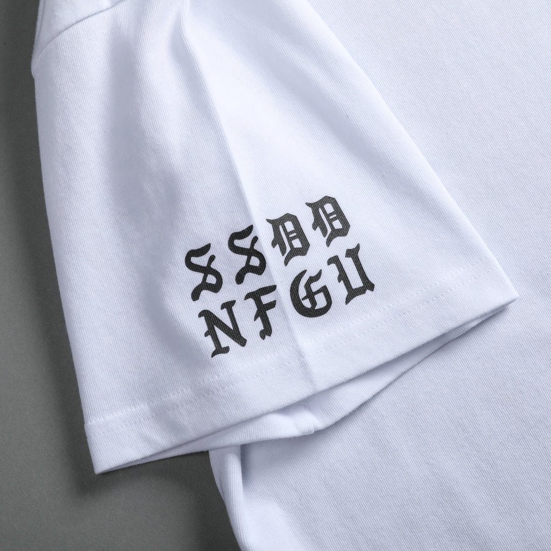 Our Banner "Premium" Unisex Pocket Tee in White