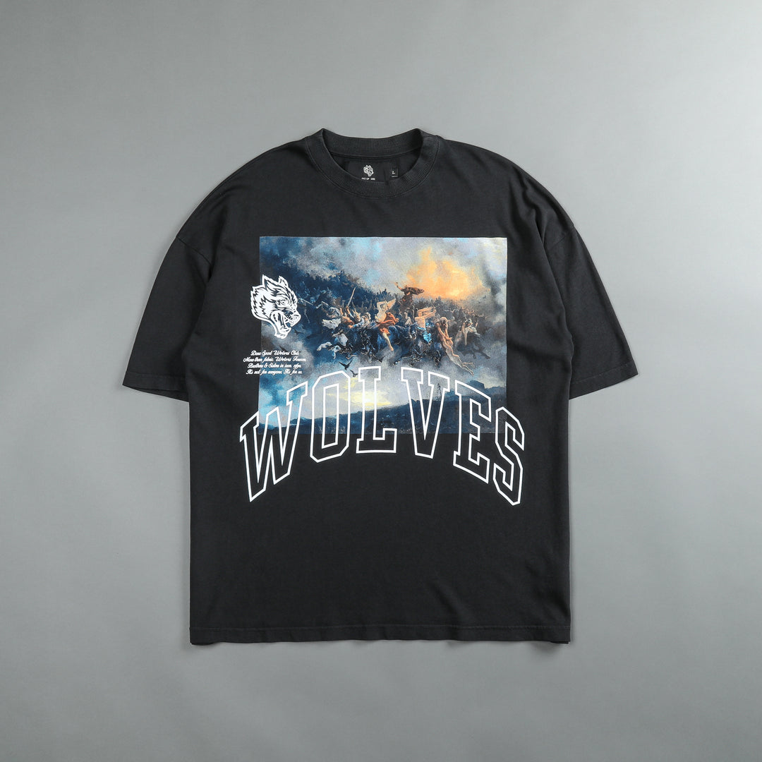 At The Gates "Premium" Oversized Tee in Black