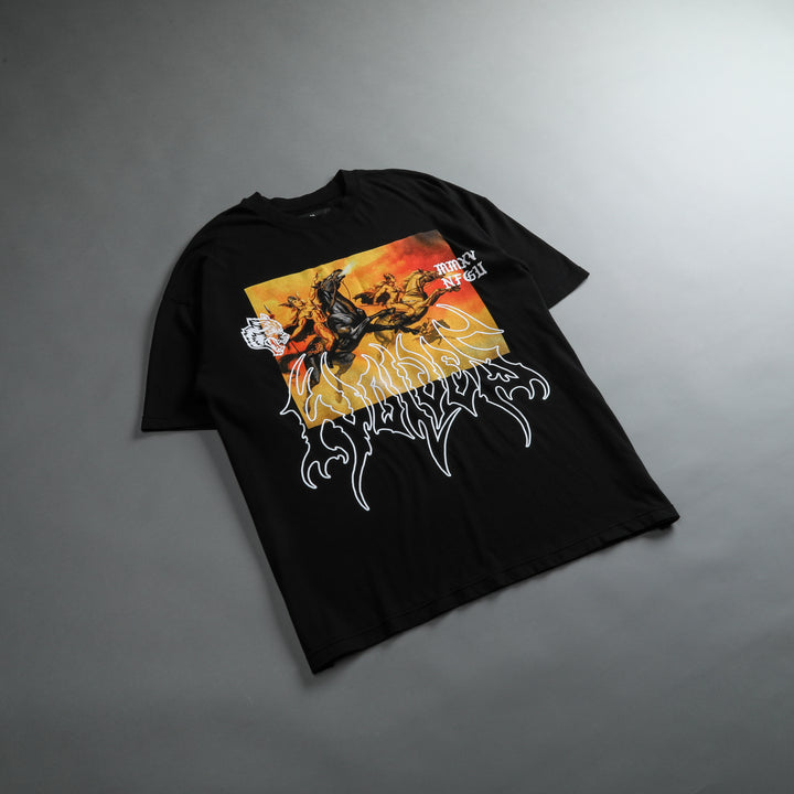 Valkyrie "Premium" Oversized Tee in Black