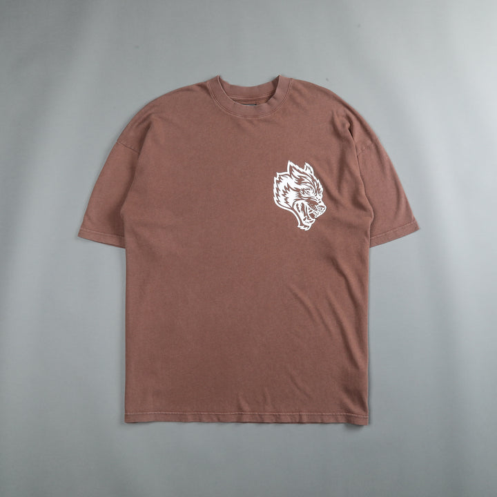 Us Vs. Them "Premium Vintage" Oversized Tee in Norse Brown