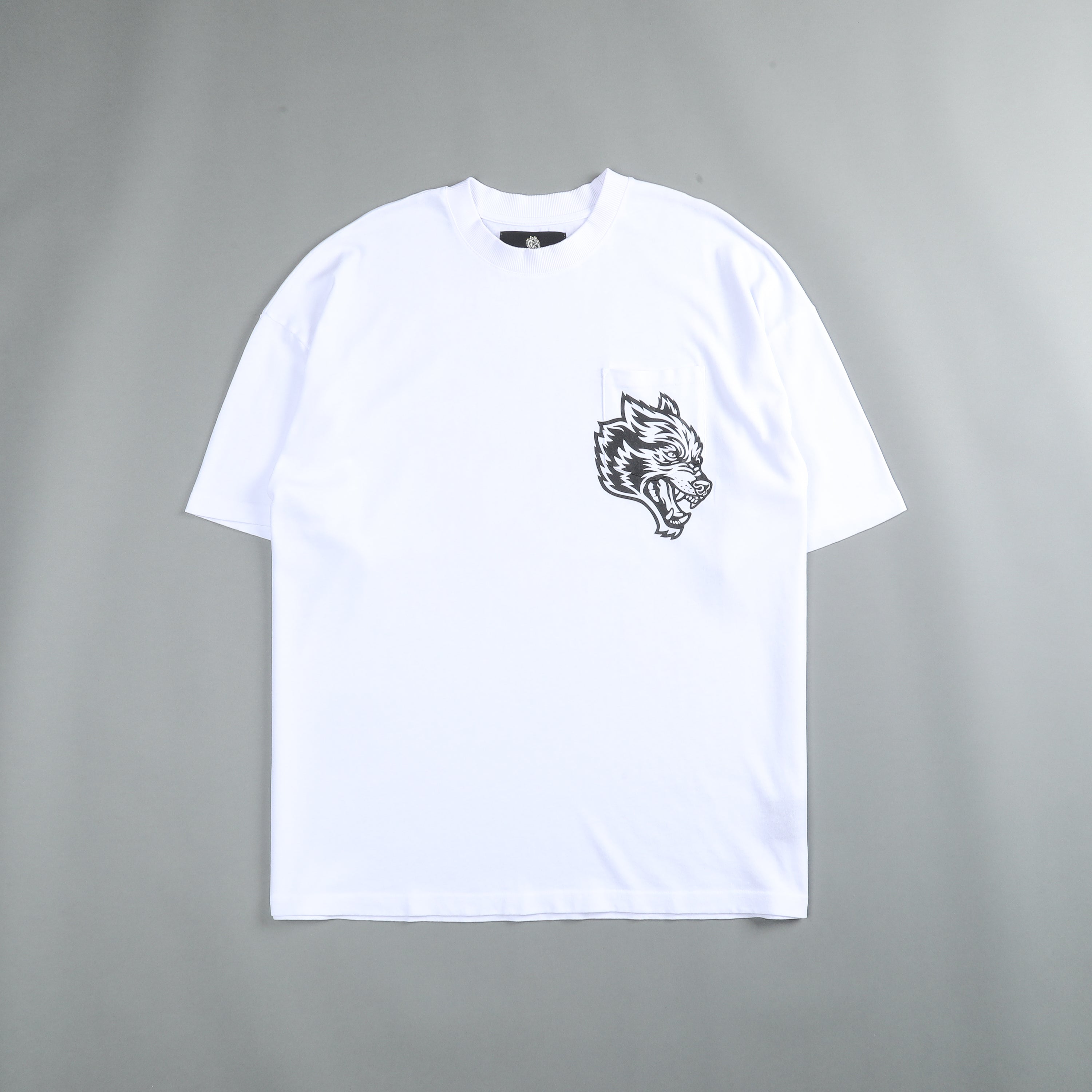 House Of Wolves "Premium" Pocket Tee in White