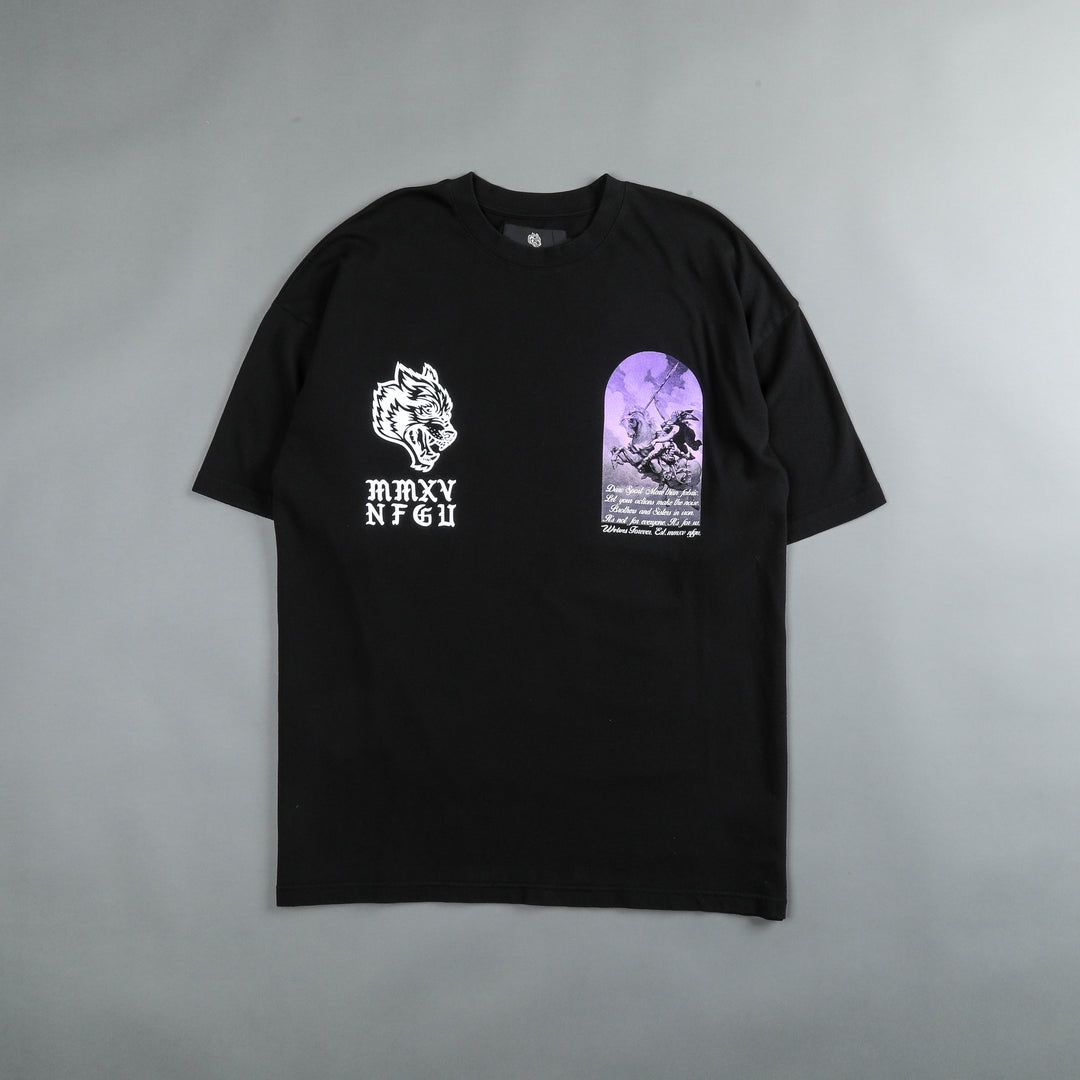 Destined "Premium" Oversized Unisex Tee in Black