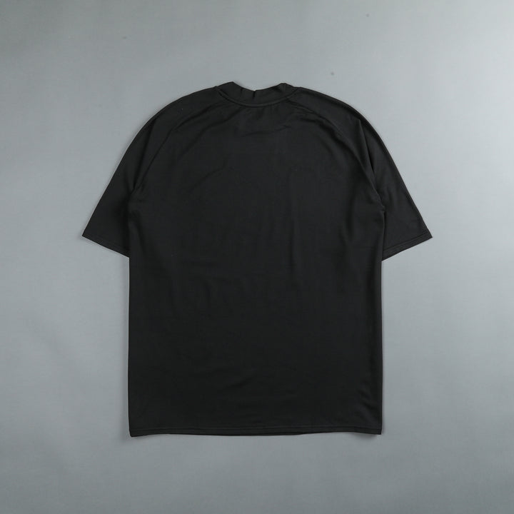 In Our Heart "Dry Wolf" Raglan Tee in Black