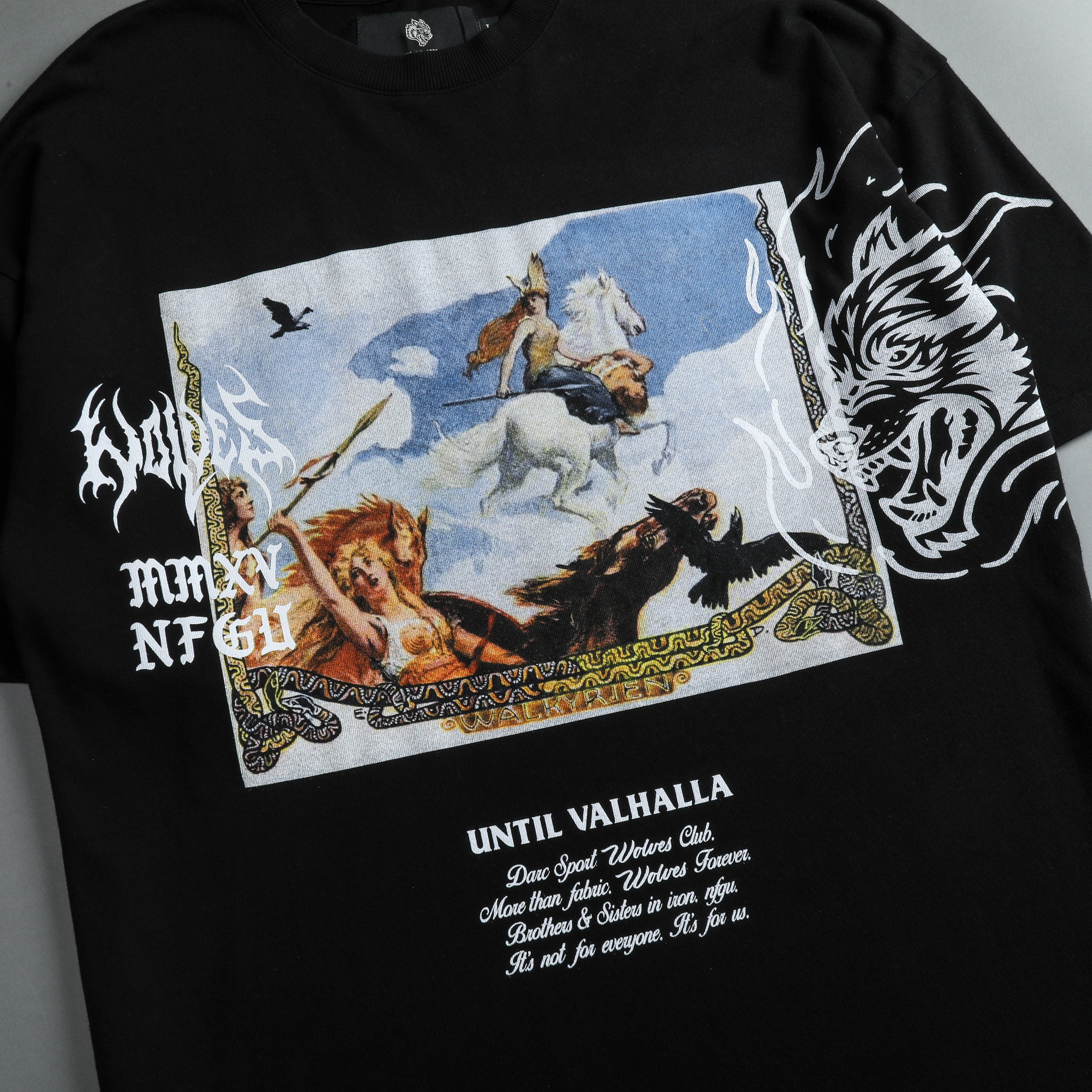 Until Our End "Premium" Oversized Tee in Black