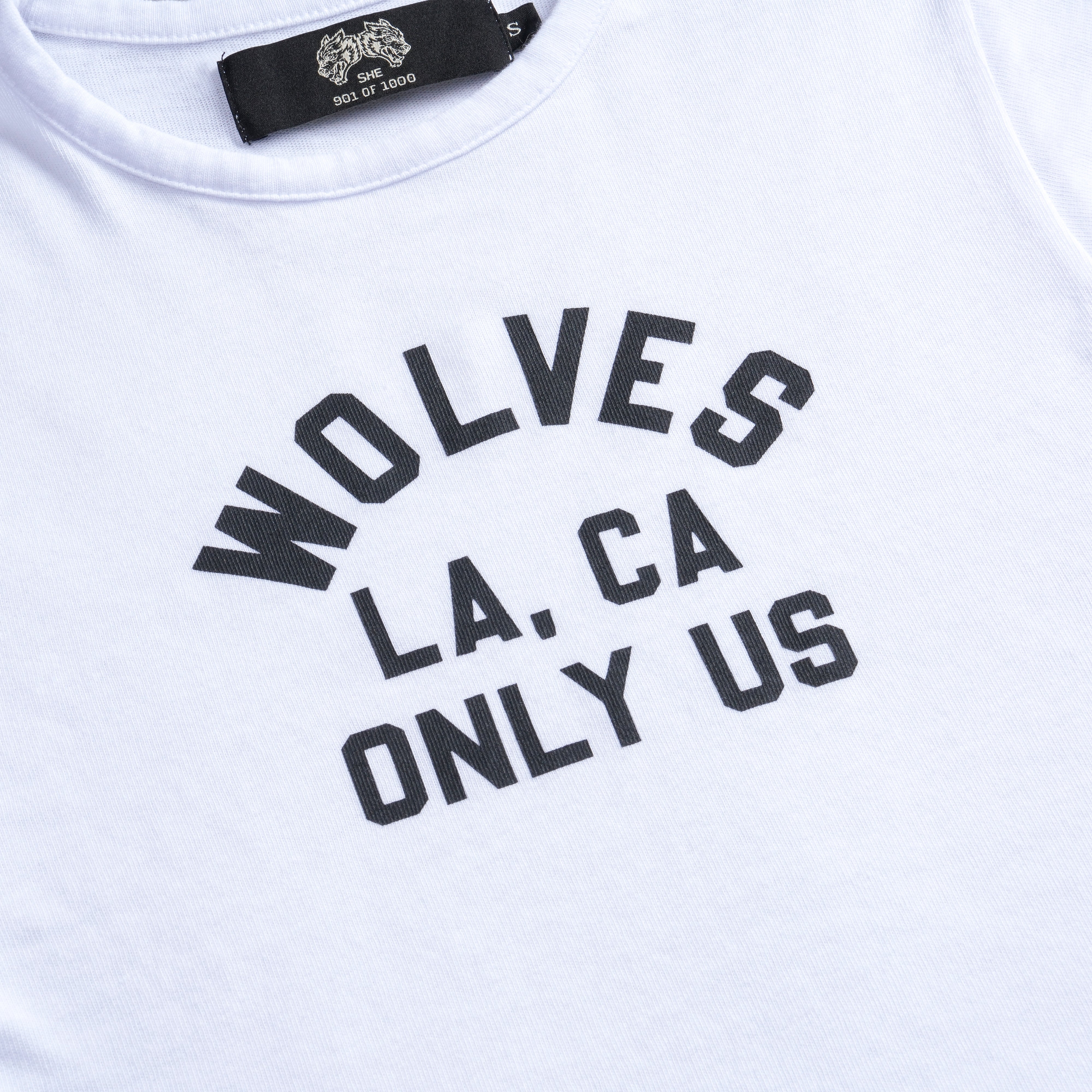 LA Wolves League Baby Tee in White – DarcSport