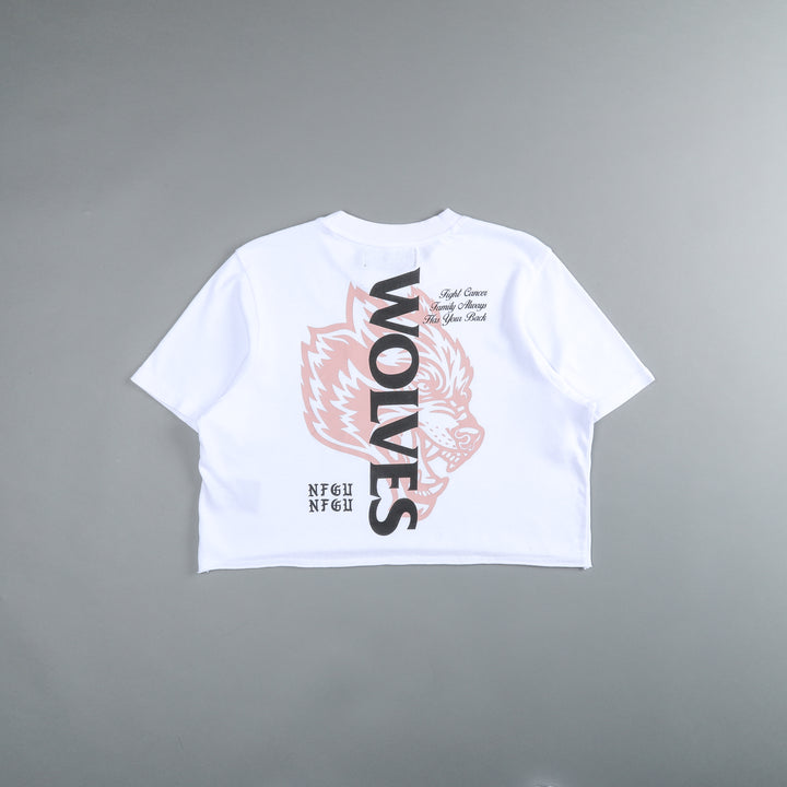 Always Have Your Back "Premium" (Cropped) Tee in White