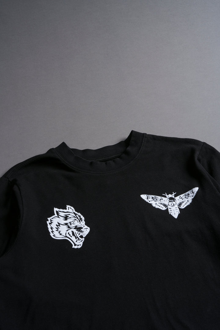 Life And Death "Premium Vintage" (Cropped) Tee in Black