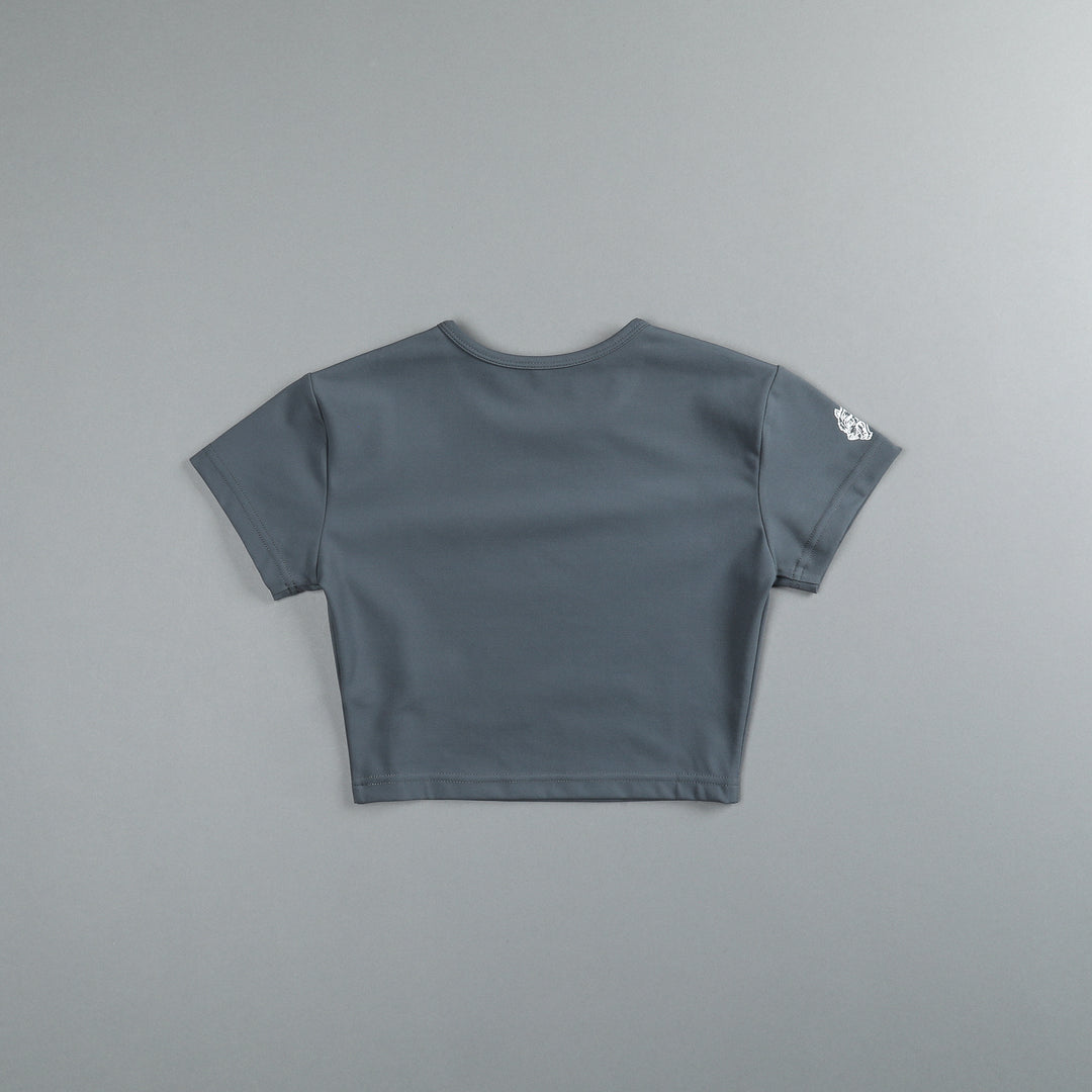 Chopper S/S "Energy" Top in Wolf Gray