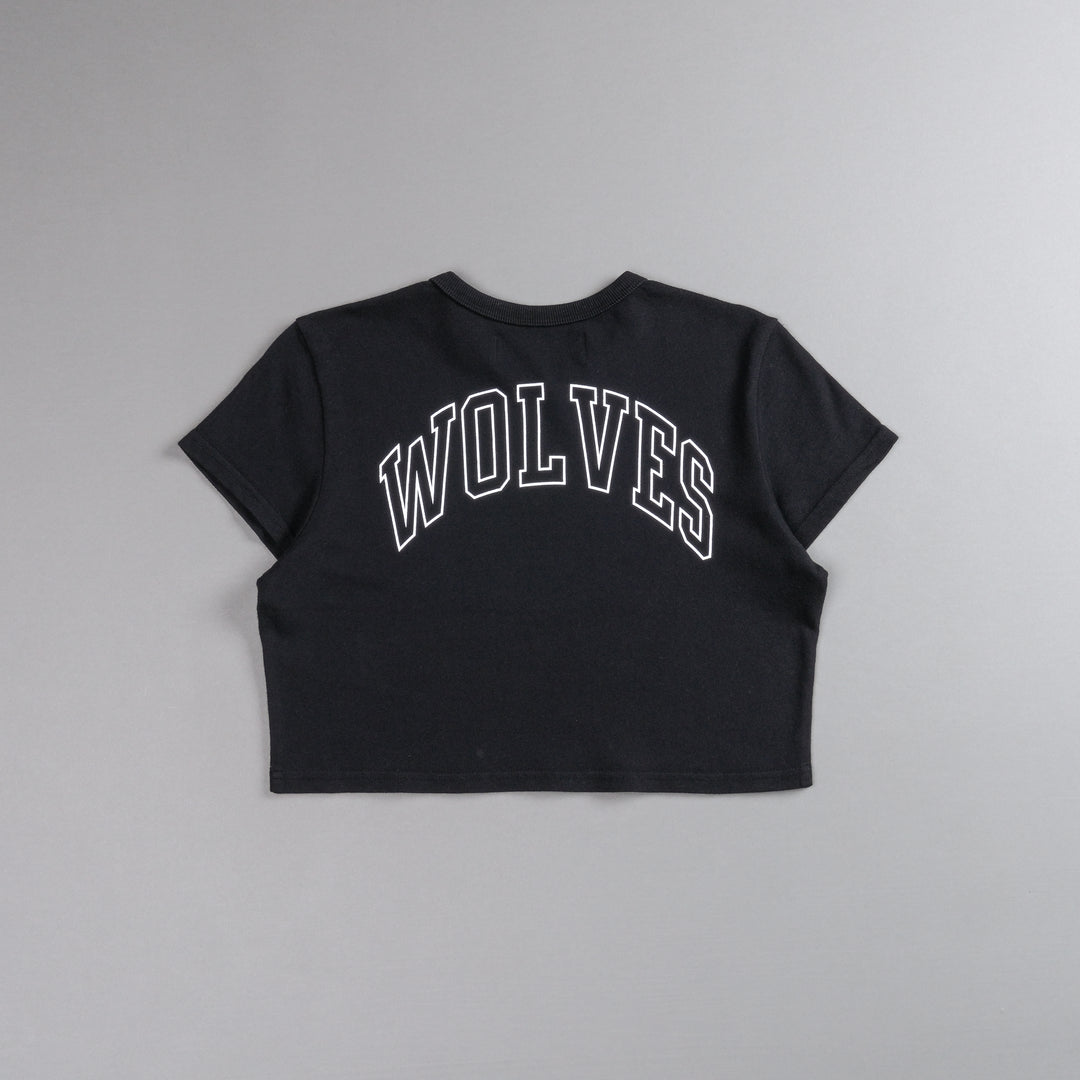 Her Mark Loyalty "Timeless" (Cropped) Tee in Black
