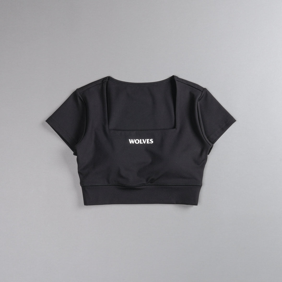 Our Bond S/S Jade "Energy" Top in Black