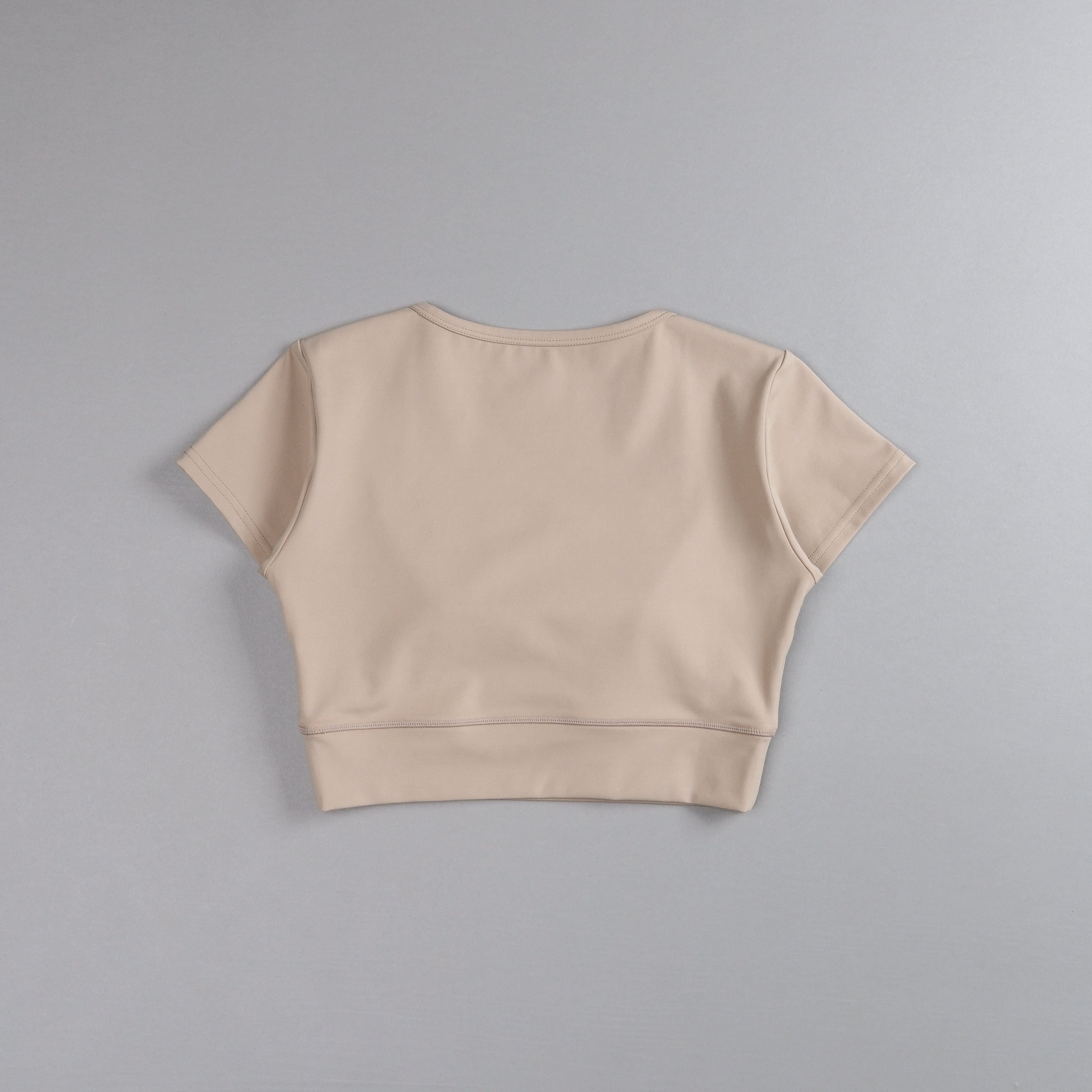 Our Bond S/S Jade "Energy" Top in Taupe