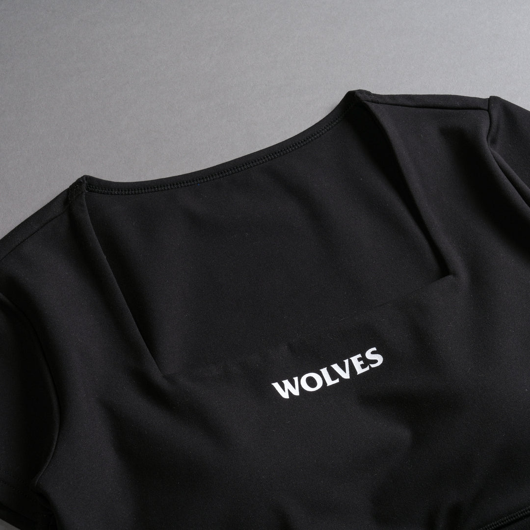 Our Bond S/S Jade "Energy" Top in Black