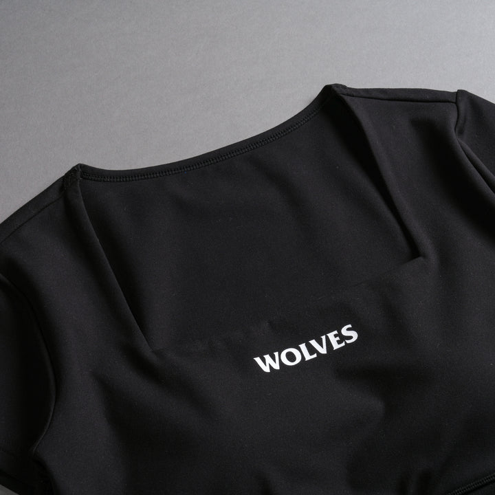 Our Bond S/S Jade "Energy" Top in Black