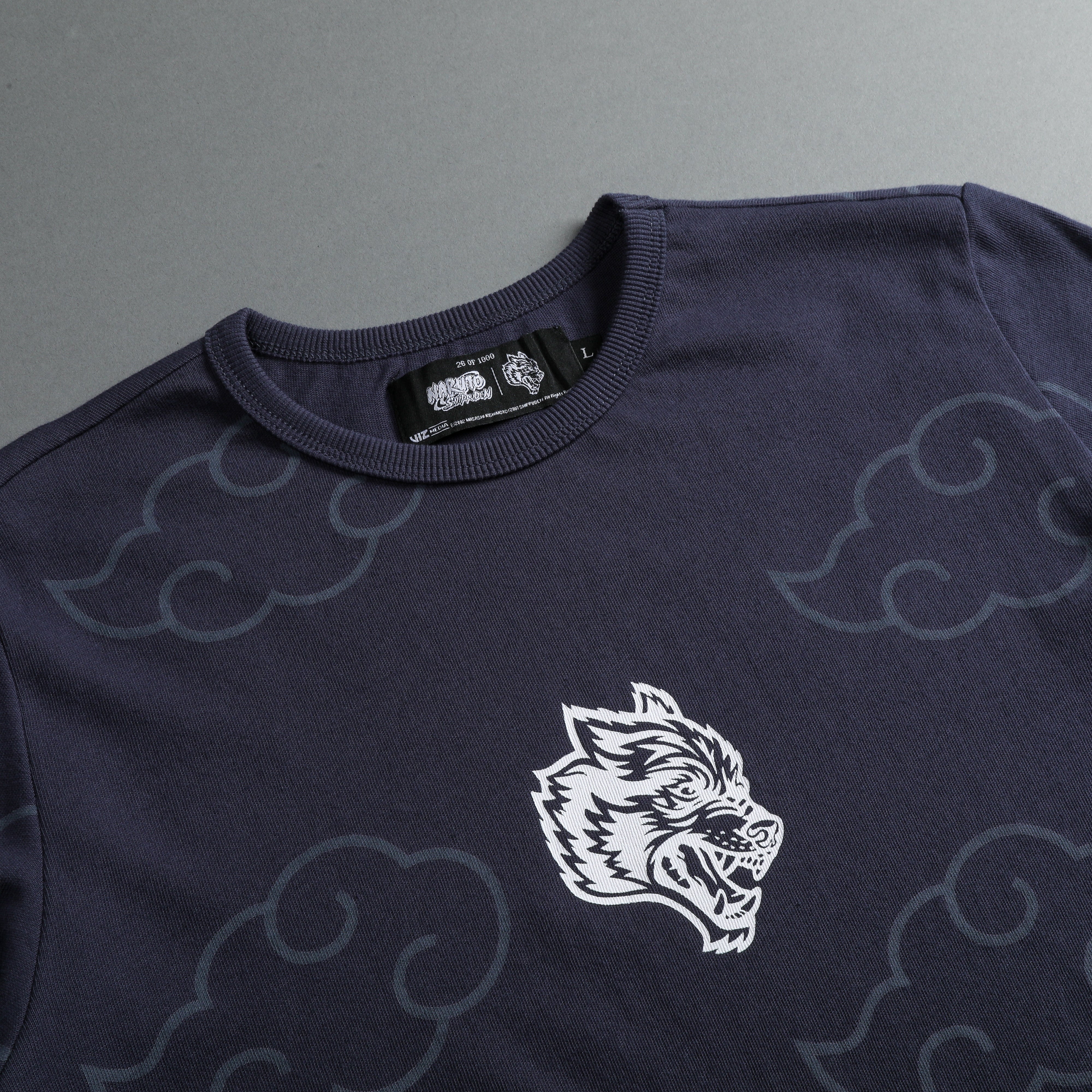 Floating "Timeless" Tee in Storm Blue