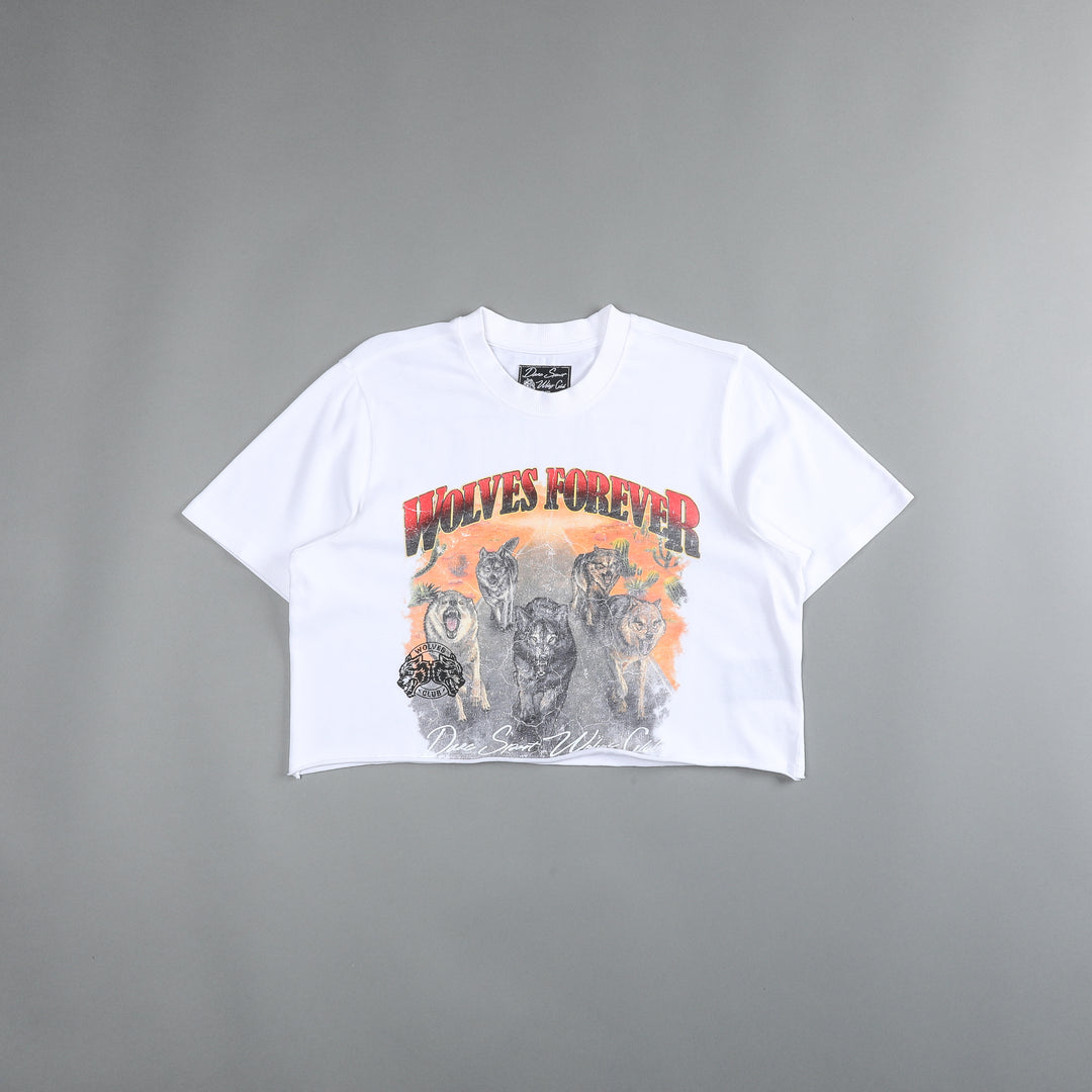 Run Free "Premium Vintage" (Cropped) Tee in Off White