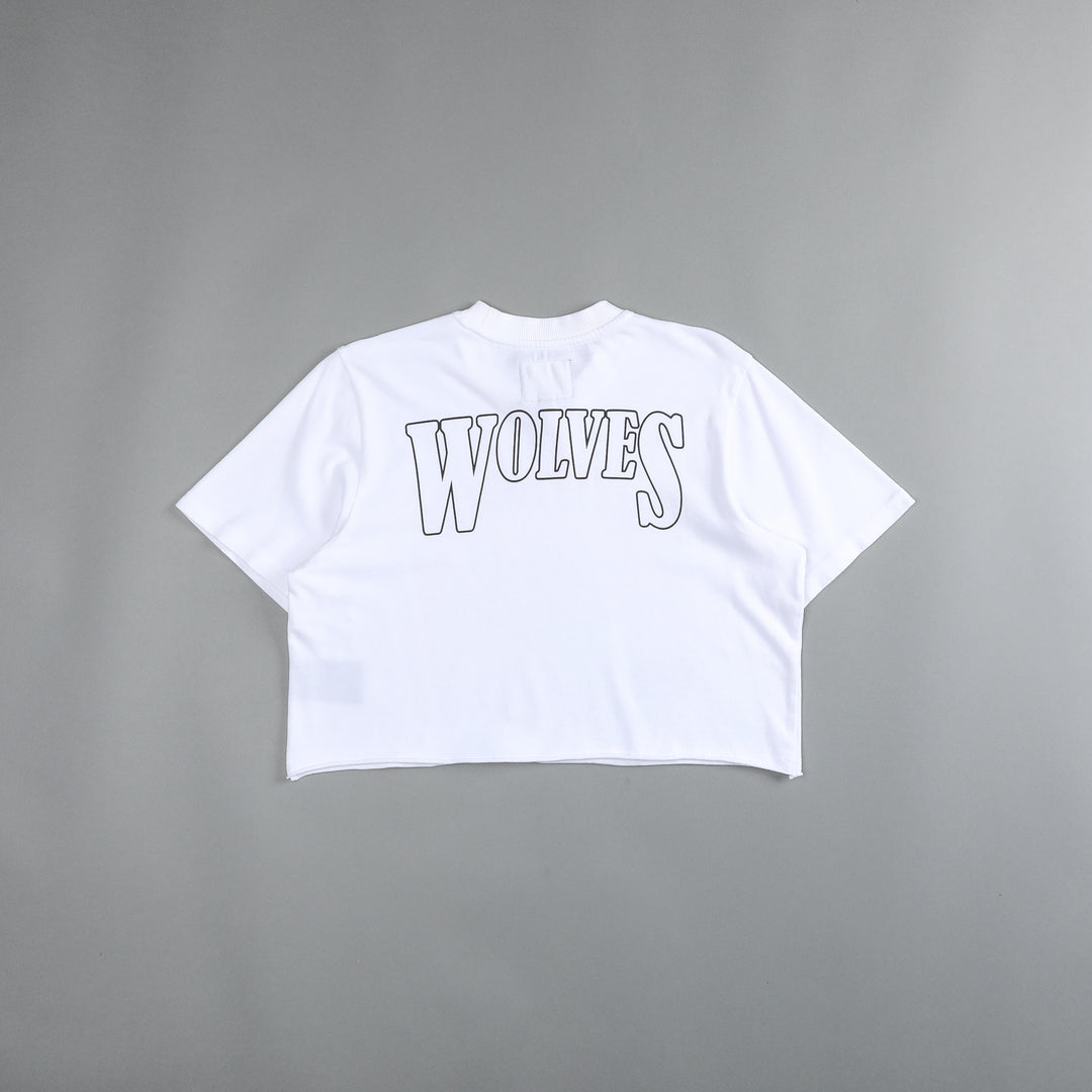Run Free "Premium Vintage" (Cropped) Tee in Off White