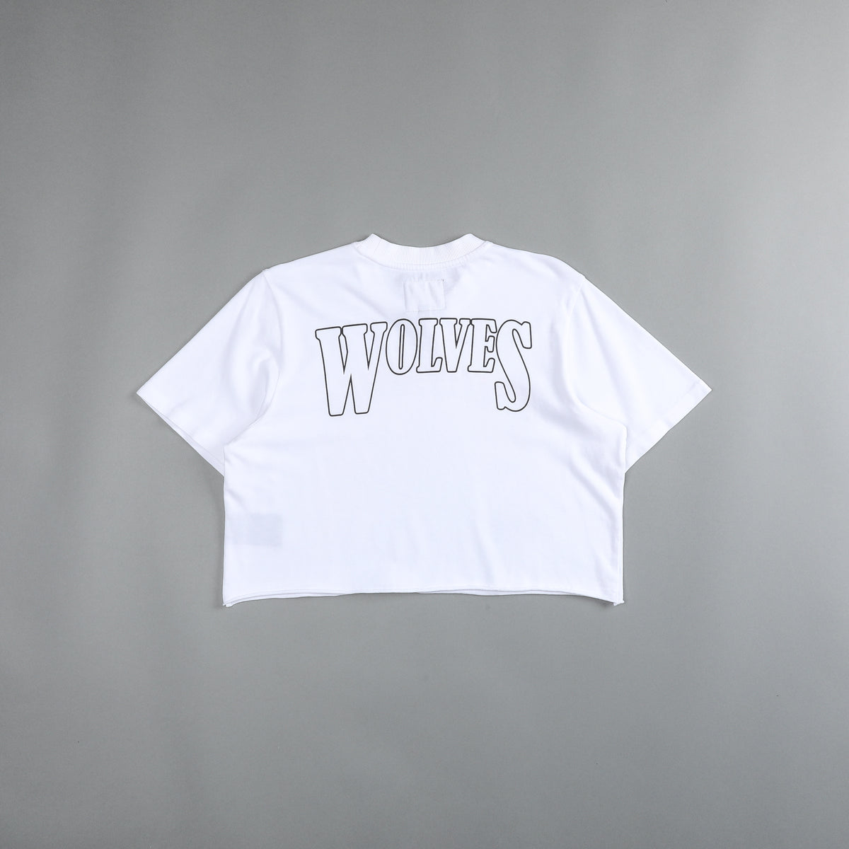 Run Free "Premium Vintage" (Cropped) Tee in Off White
