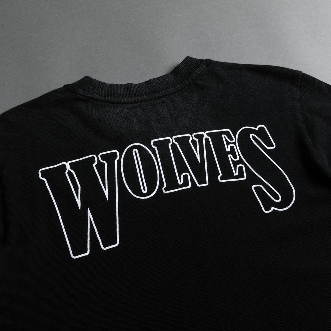 Run Free "Premium Vintage" (Cropped) Tee in Black