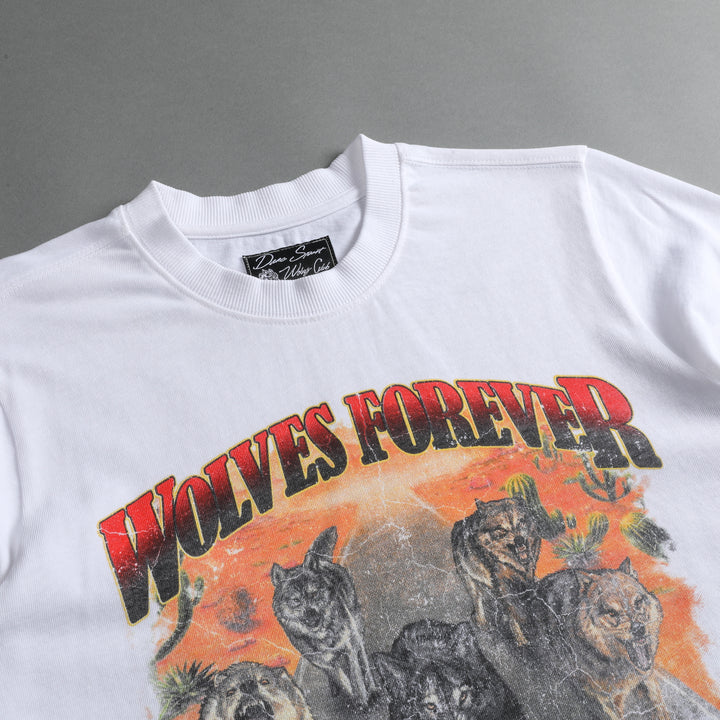 Run Free "Premium Vintage" (Cropped) Tee in Off White