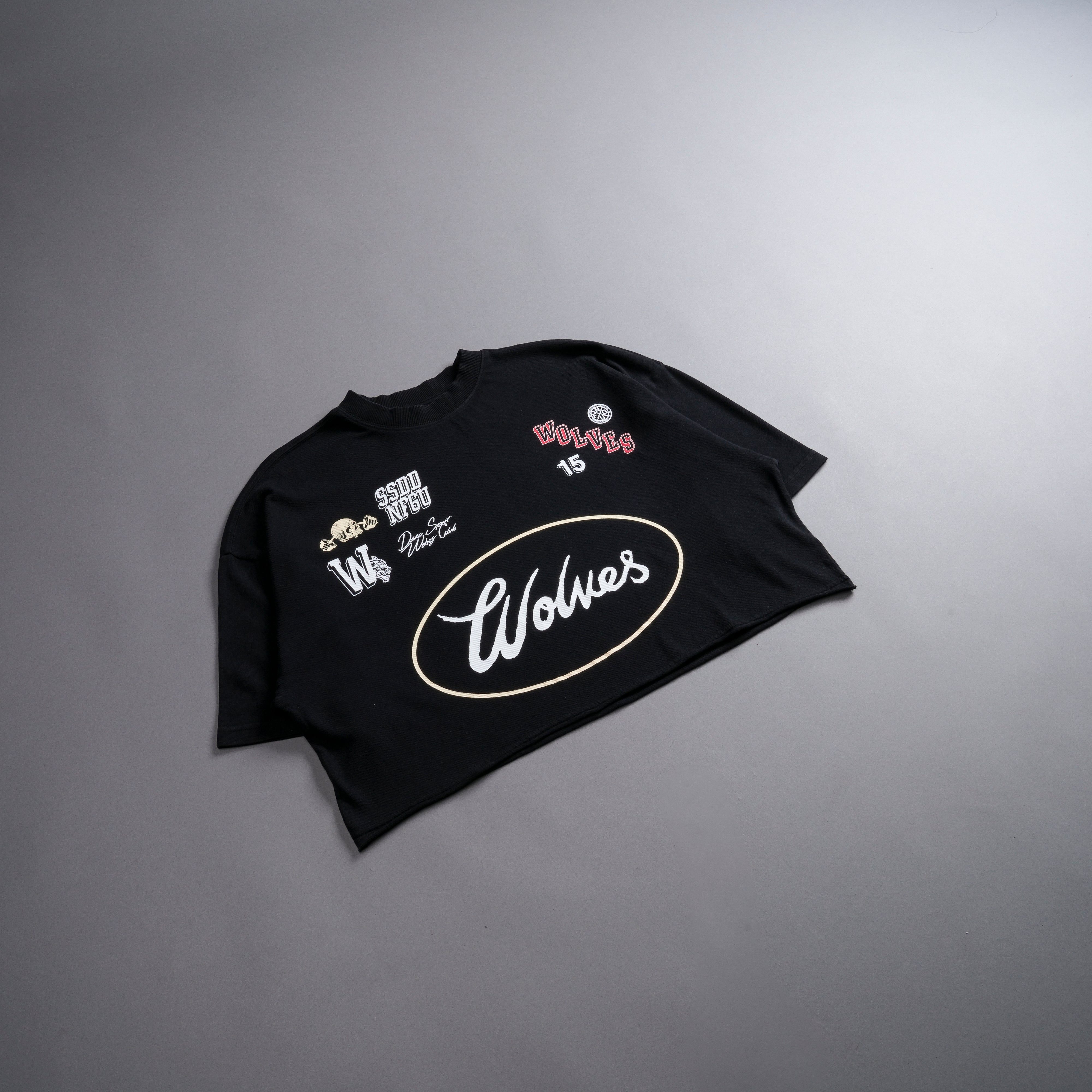 Live Fast V2 "Premium" Oversized (Cropped) Tee in Black
