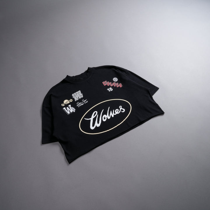 Live Fast V2 "Premium" Oversized (Cropped) Tee in Black