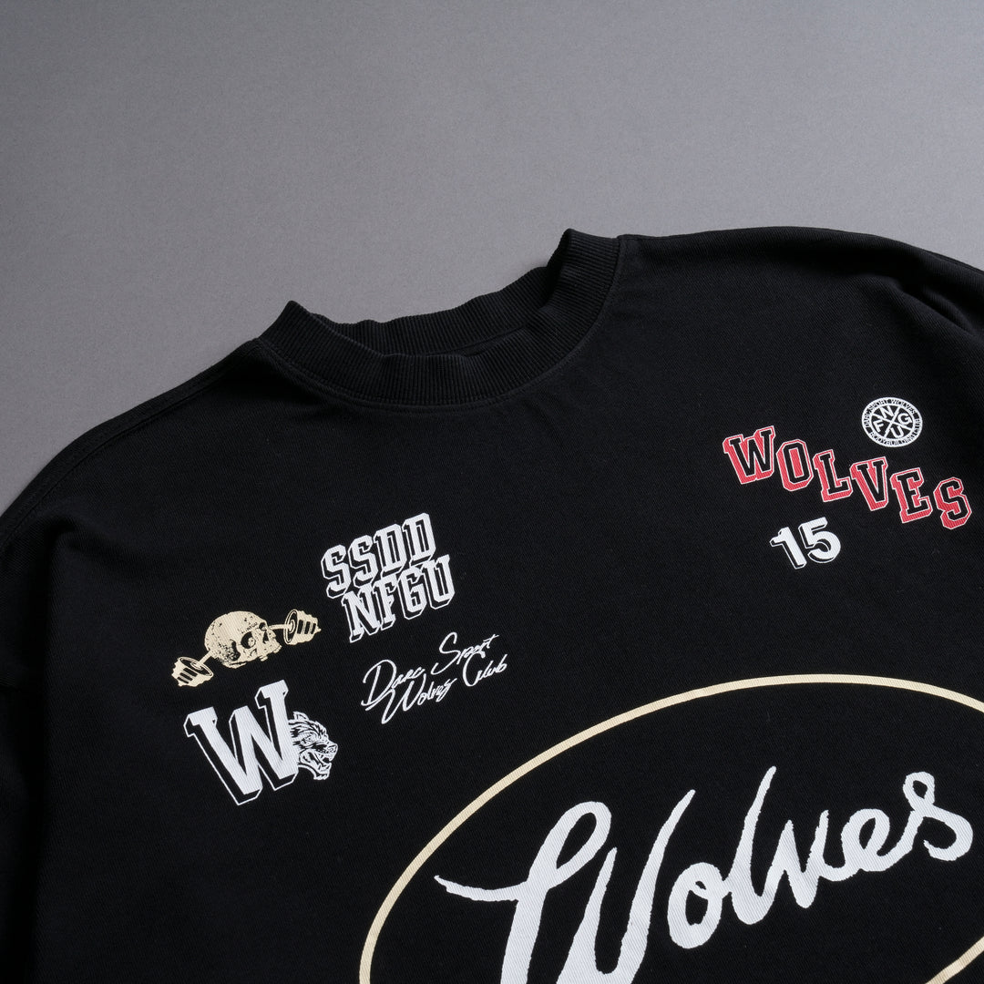 Live Fast V2 "Premium" Oversized (Cropped) Tee in Black