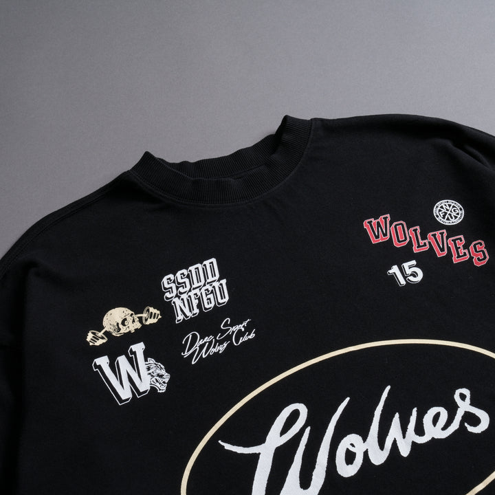 Live Fast V2 "Premium" Oversized (Cropped) Tee in Black