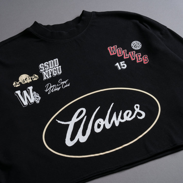 Live Fast V2 "Premium" Oversized (Cropped) Tee in Black