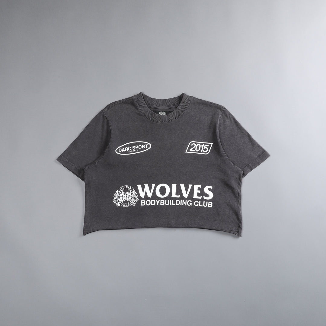 Faster "Premium" (Cropped) Tee in Wolf Gray