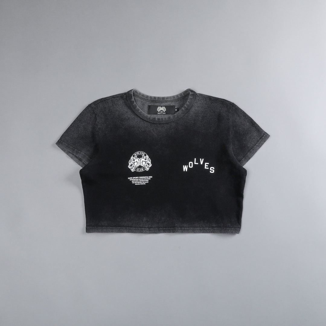 Pyramid V2 "Timeless" (Cropped) Tee in Black