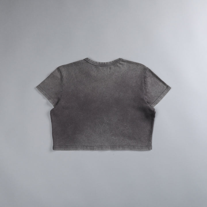Pyramid V2 "Timeless" (Cropped) Tee in Wolf Gray