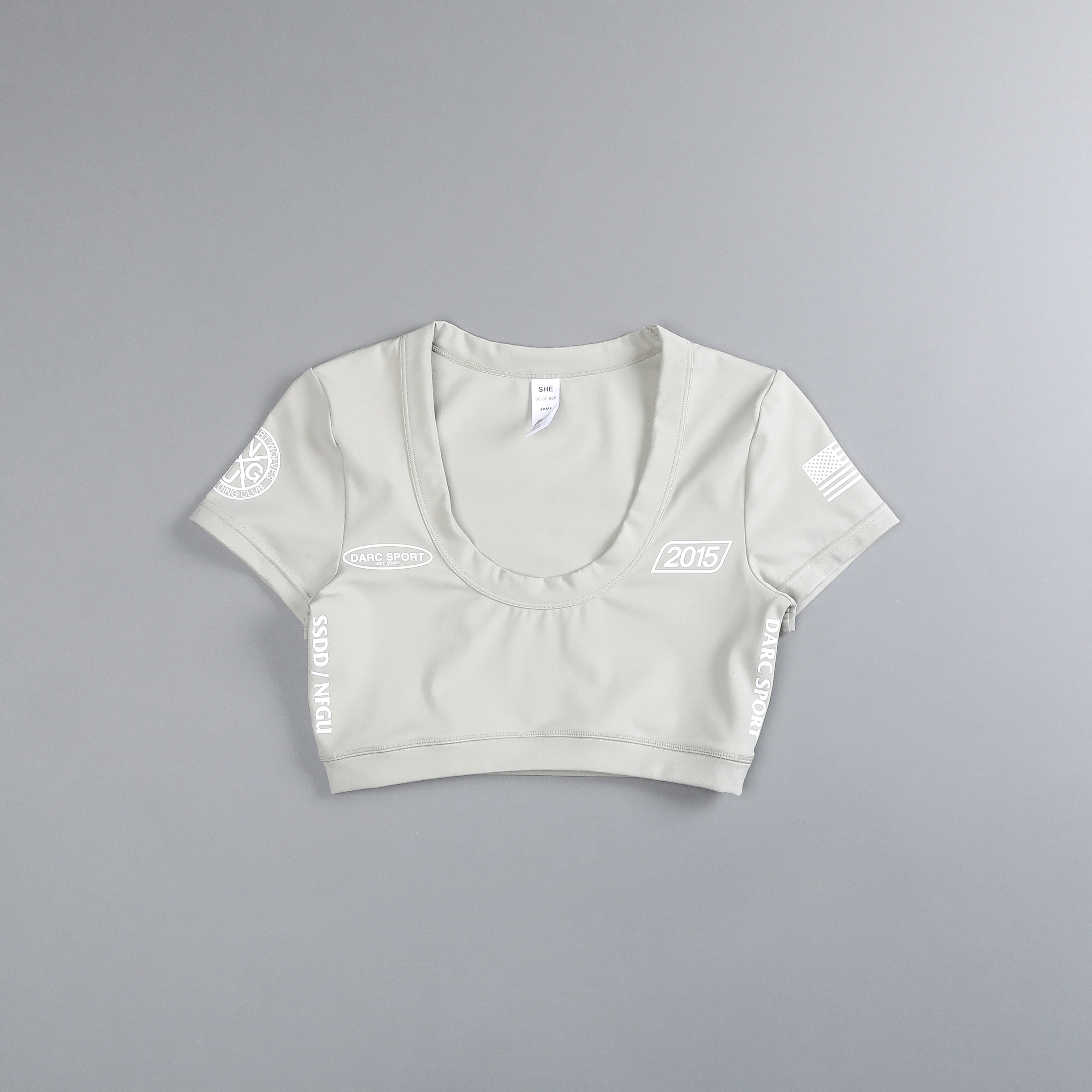 Faster S/S Grace "Energy" Top in Cactus Gray
