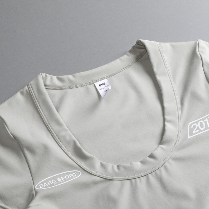 Faster S/S Grace "Energy" Top in Cactus Gray