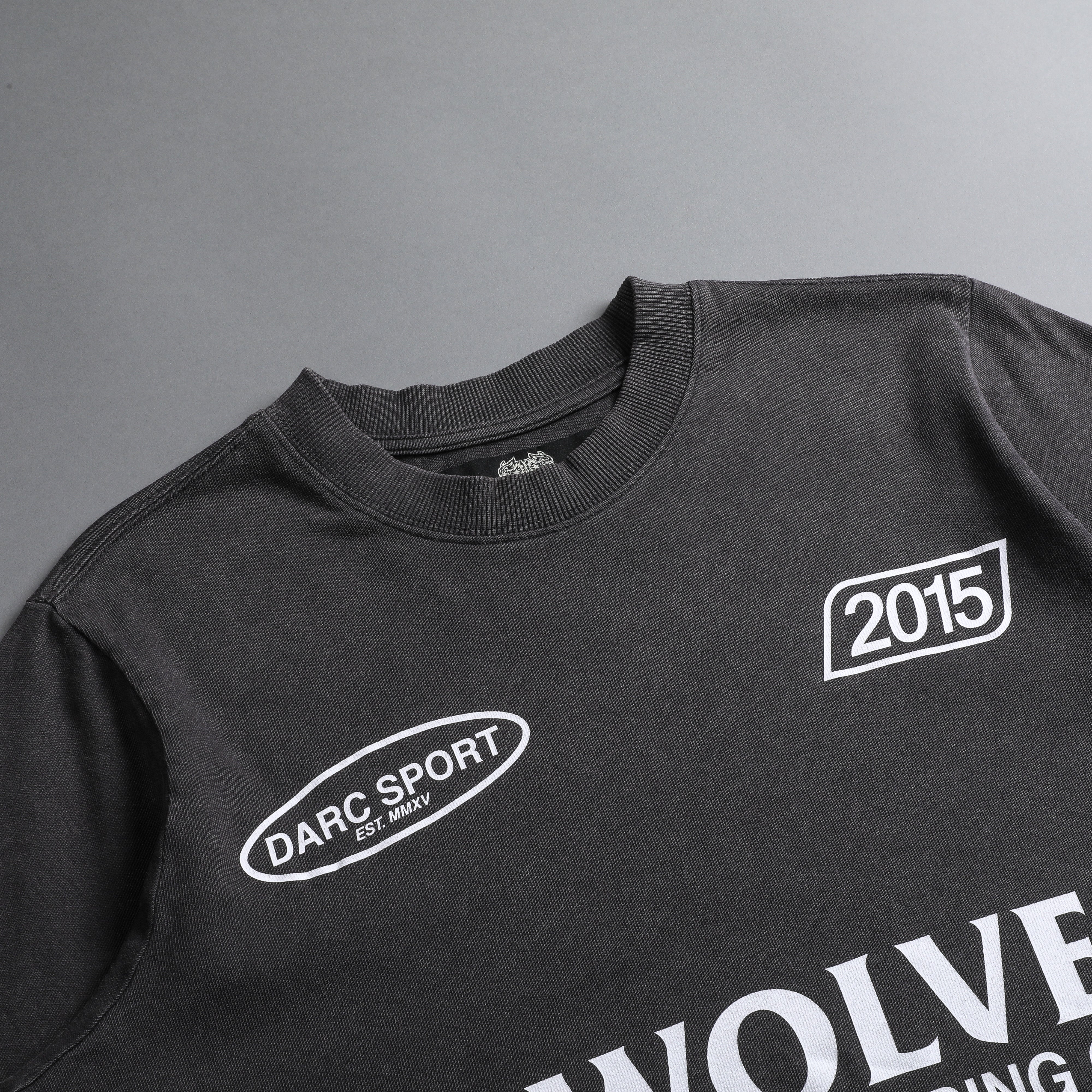 Faster "Premium" (Cropped) Tee in Wolf Gray