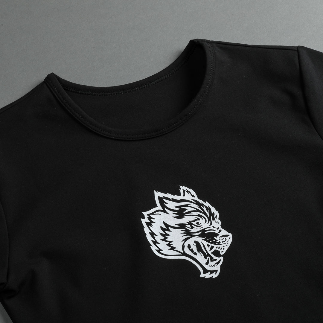 Burn S/S "Energy" Top in Black