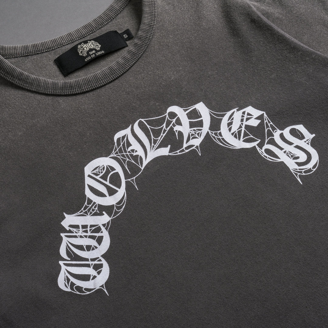 Chopper Webs "Timeless" Tee in Wolf Gray