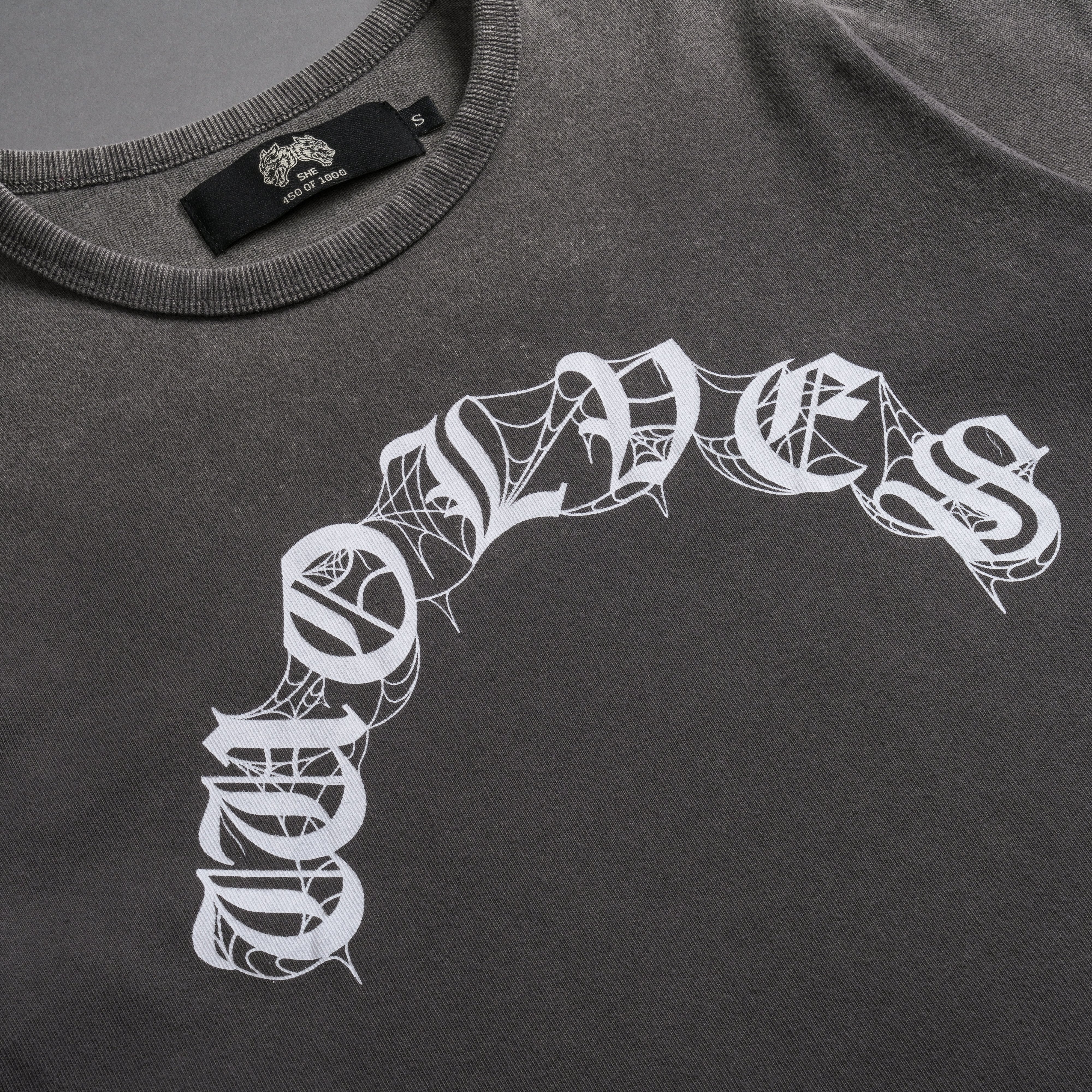 Chopper Webs "Timeless" Tee in Wolf Gray