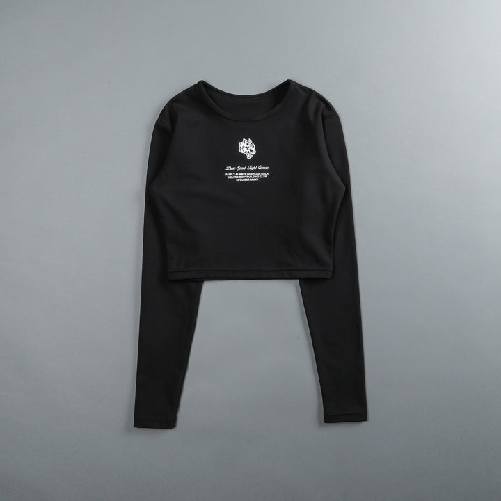 Inner Strength L/S "Energy" Top in Black