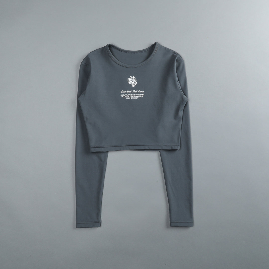 Inner Strength L/S "Energy" Top in Wolf Gray