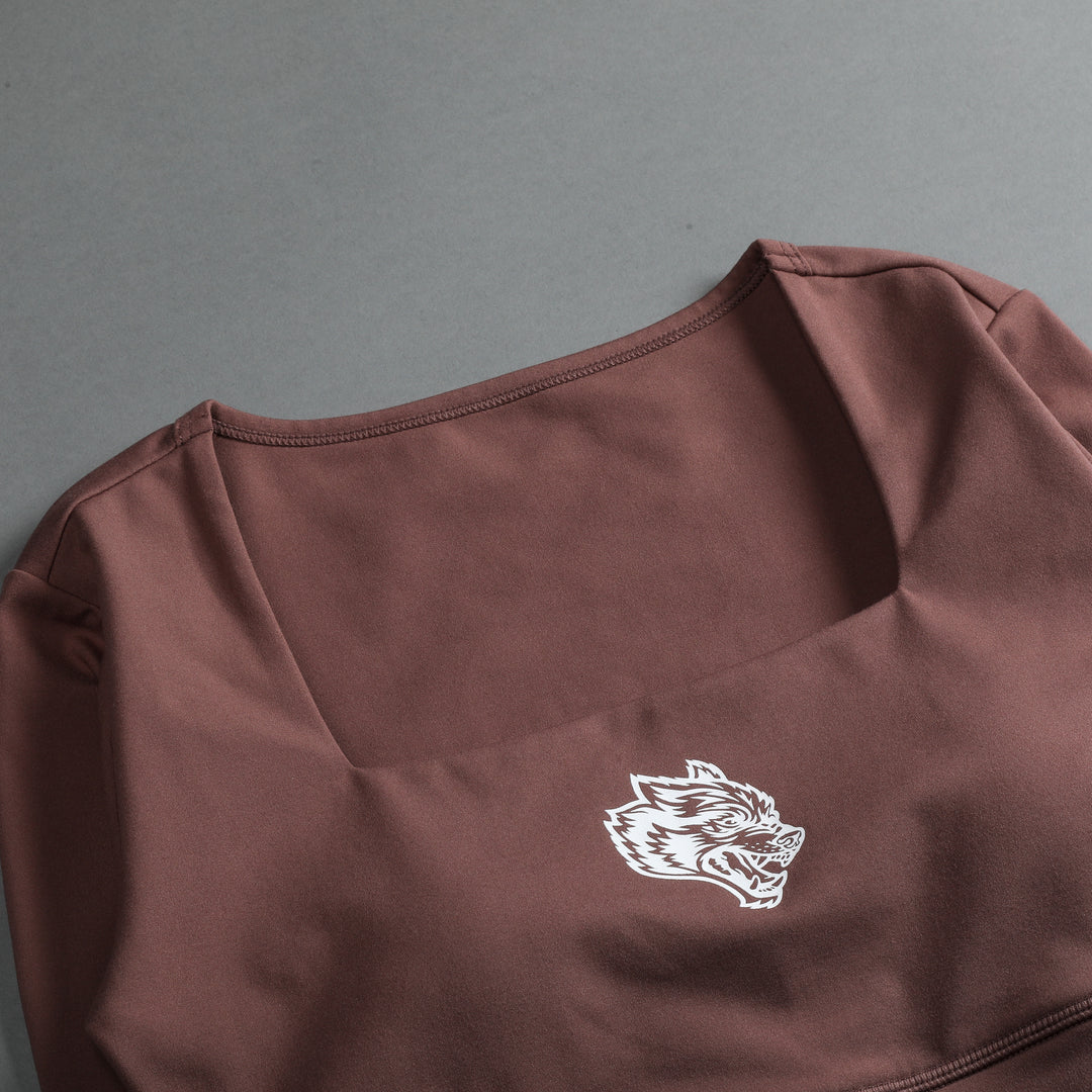 Soul L/S Jade "Energy" Top in Shadow Mauve