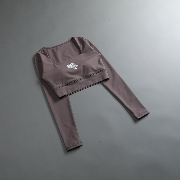 Soul L/S Jade "Energy" Top in Nirvana Gray