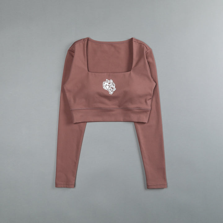Soul L/S Jade "Energy" Top in Shadow Mauve