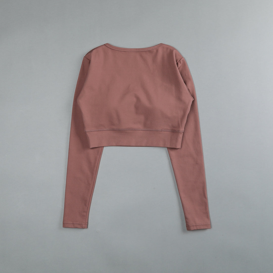 Soul L/S Jade "Energy" Top in Shadow Mauve