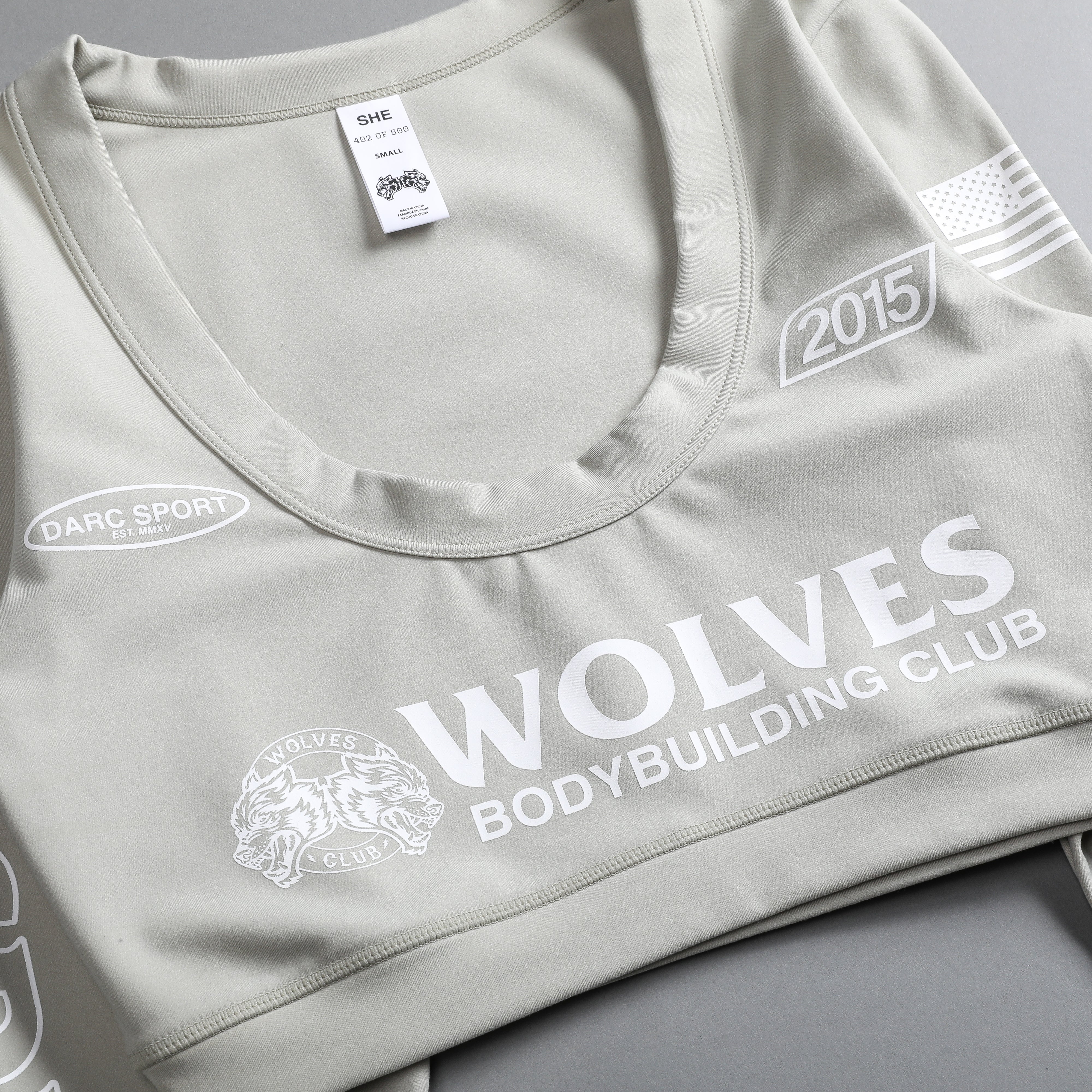 Faster L/S Grace "Energy" Top in Cactus Gray