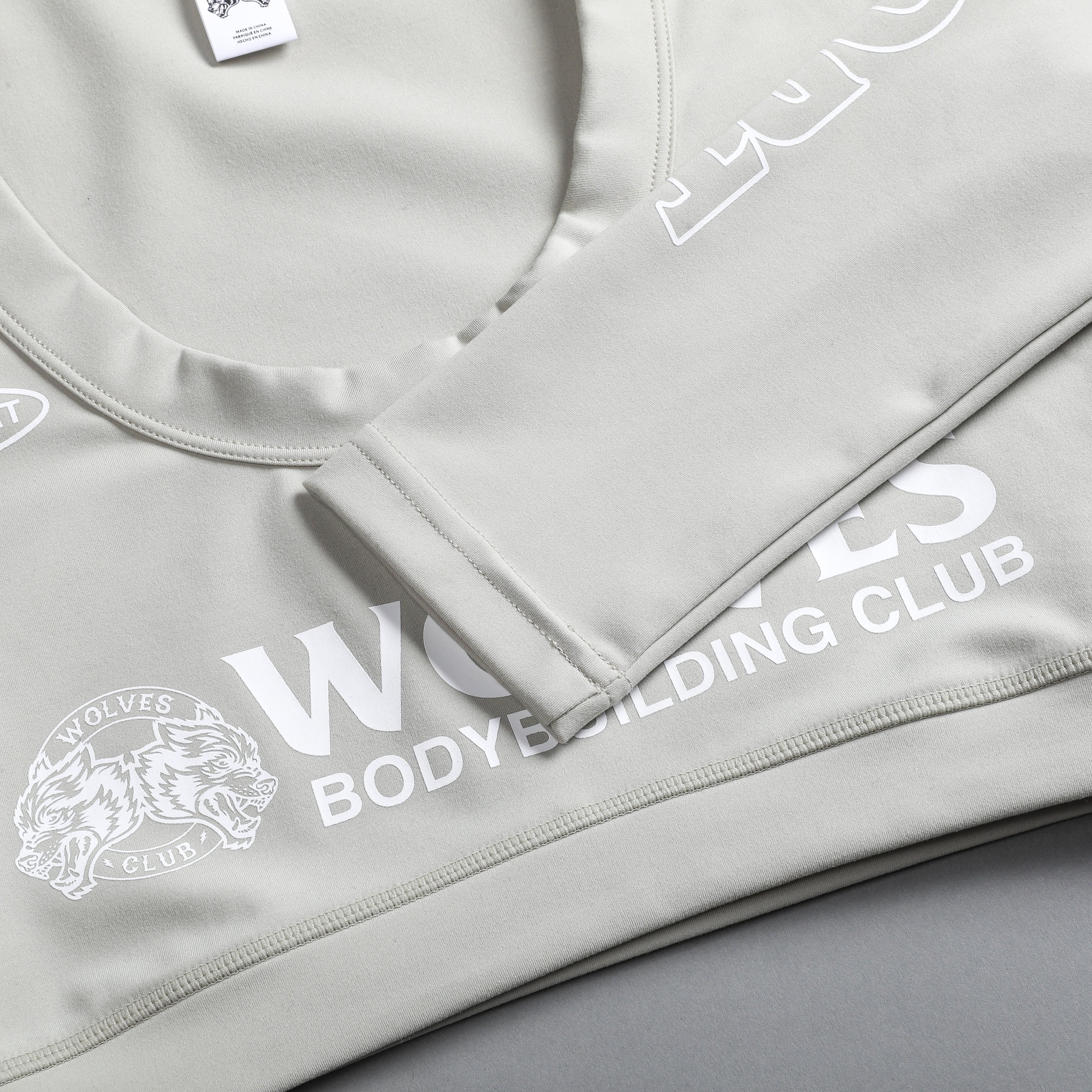Faster L/S Grace "Energy" Top in Cactus Gray