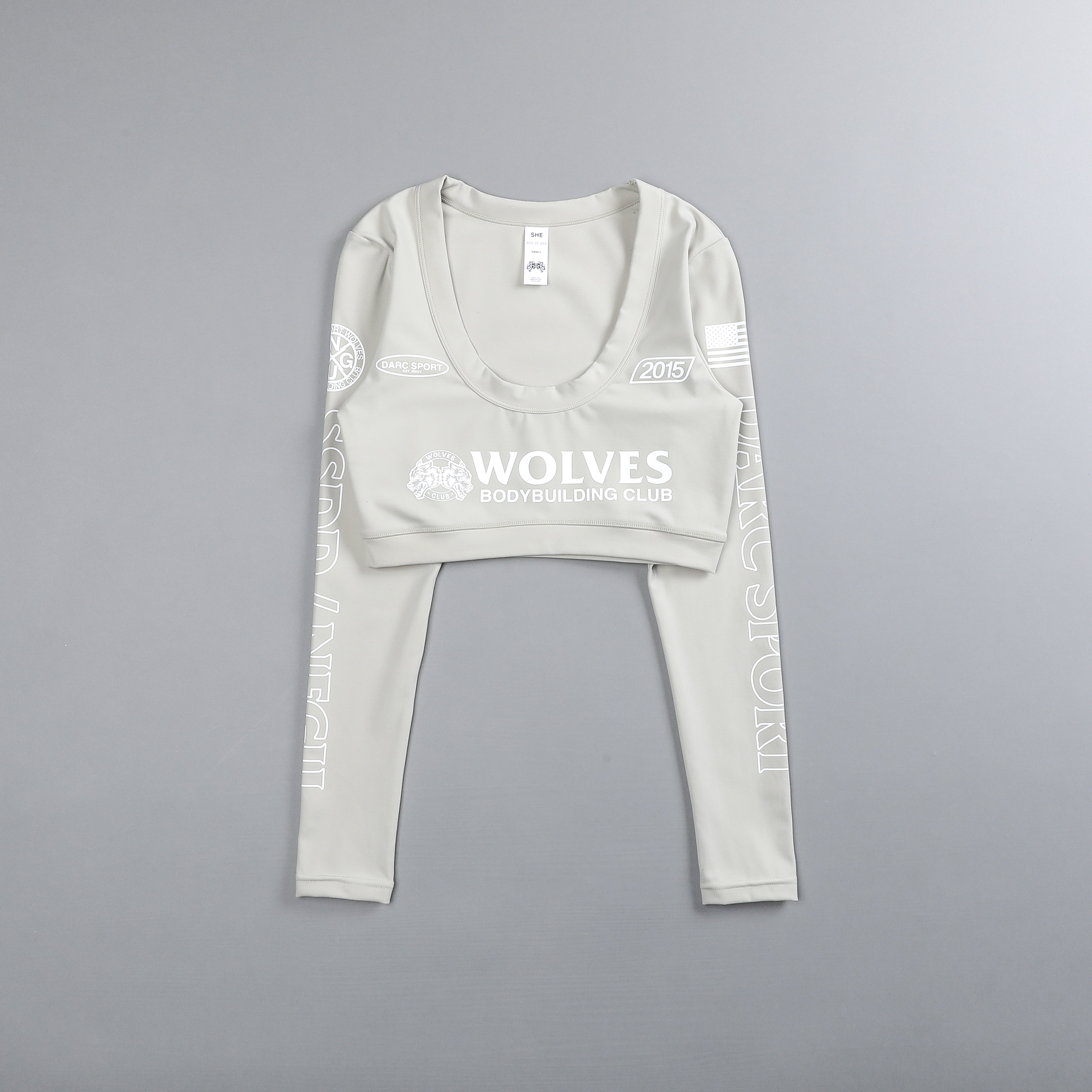 Faster L/S Grace "Energy" Top in Cactus Gray