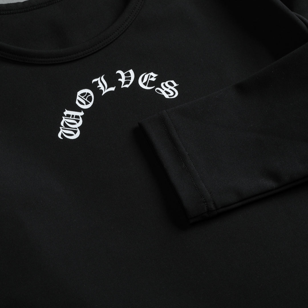 Keep Rising L/S "Energy" Top in Black